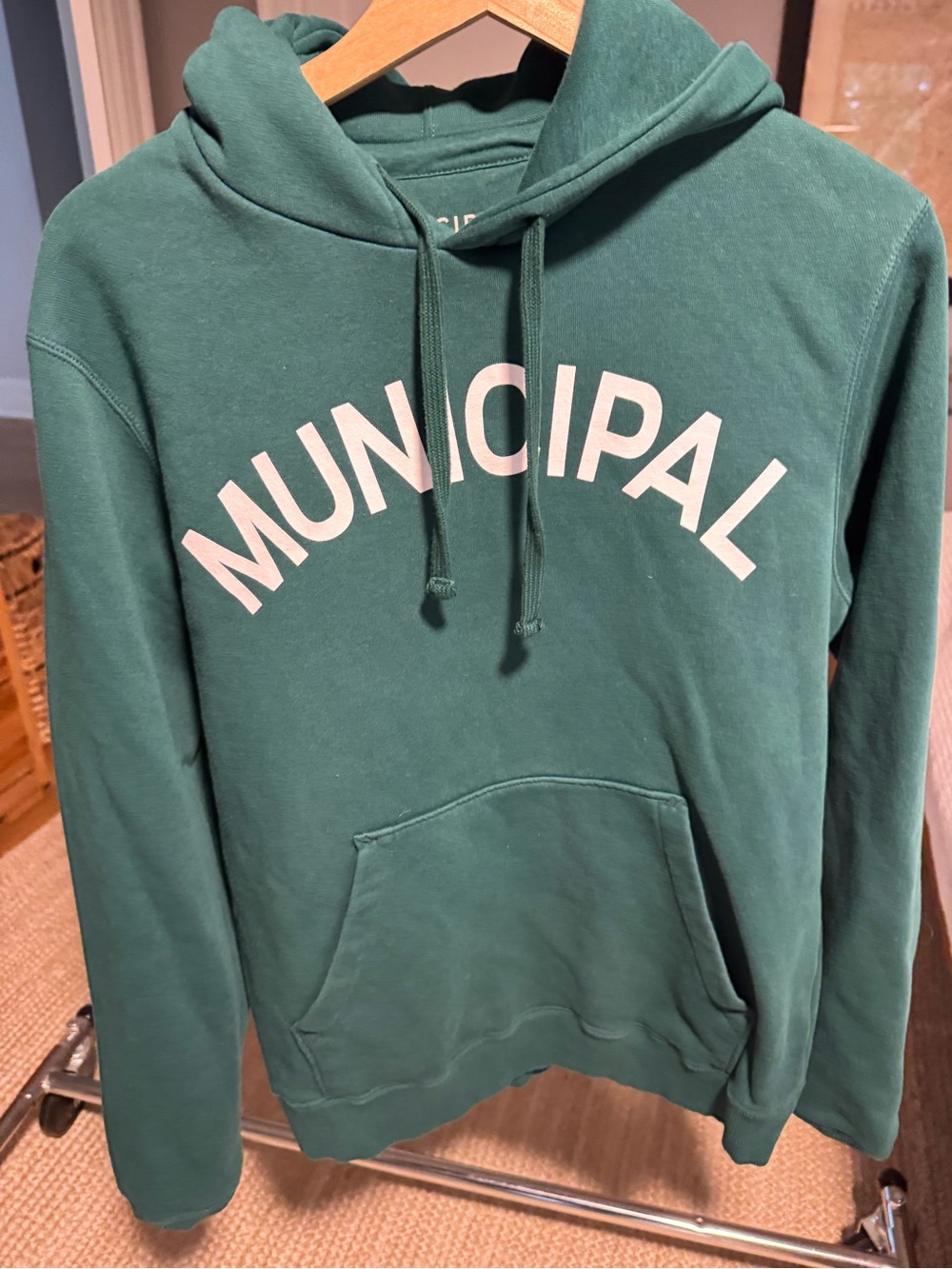 Men's Municipal Forest Green Pullover Hoodie